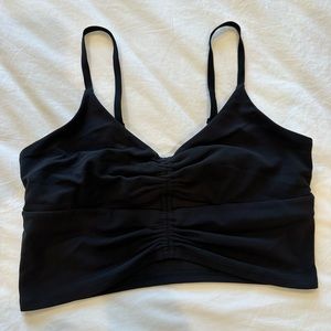 Athleta Crop Top with Cut Outs